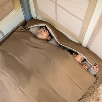 Спальный мешок двухместный Naturehike NH21MSD02, коричневый