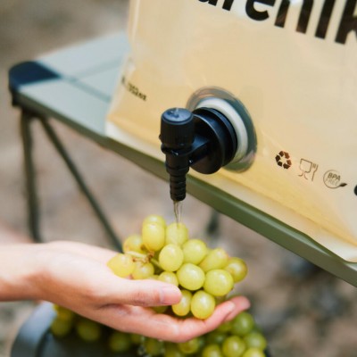Складной контейнер для воды из полиэтилена Naturehike CNK2450CF027, 10 л, желтый