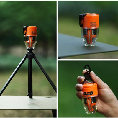 Насос-фонарь кемпинговый Flextail Max Pump 3, оранжевый