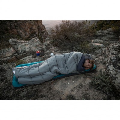 Спальный мешок с капюшоном с обычным мешком для хранения Naturehike M300 CNK2350WS023, зеленый, правый