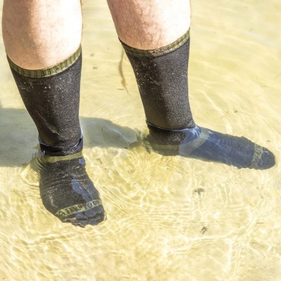 Носки водонепроницаемые Dexshell Trekking, р-р S, с зеленой полоской