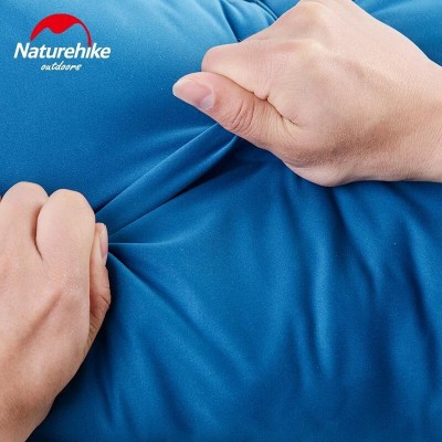 Подушка самонадувающаяся Naturehike Sponge automatic NH17A001-L, светло голубая
