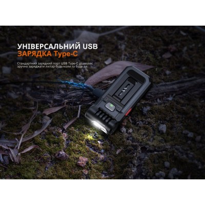 Фонарь ручной Fenix SW05R-RED LED черный