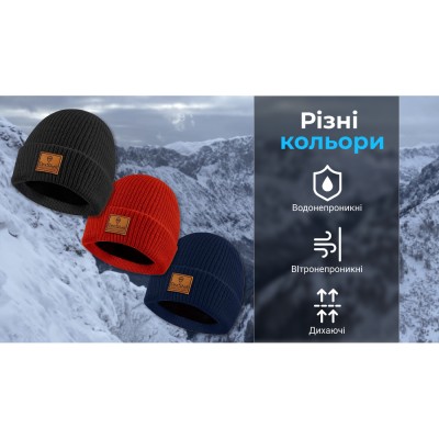 Шапка водонепроницаемая Dexshell Watch Beanie, красная