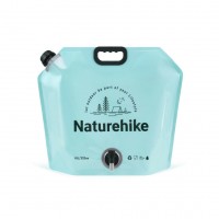 Складной контейнер для воды из полиэтилена Naturehike CNK2450CF027, 10 л, синий