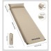 Коврик самонадувающийся одноместный с подушкой Naturehike CNK2450WS020, 100 мм, бежевый