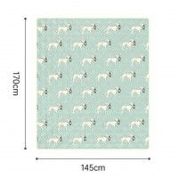 Коврик для пикника Naturehike 145*170 CNK2350WS010, зеленый с собаками
