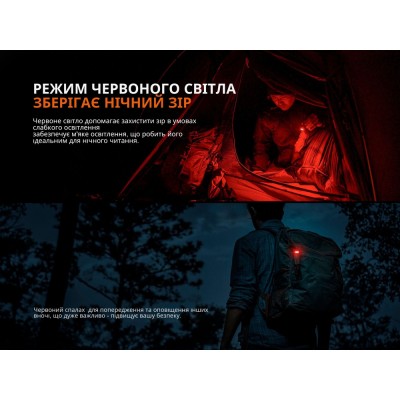 Фонарь ручной Fenix SW05R-RED LED черный