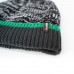 Шапка водонепроницаемая Dexshell Cuffed Beanie, р-р S/M (56-58 см) черная с зеленой полосой