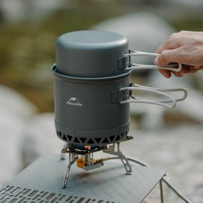 набор посуды для кемпинга 2 ед. Naturehike CNK2300CJ0002, 1,2 л, алюминий