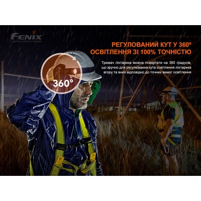 Универсальный крепеж на шлем с повязкой Fenix ALD-05
