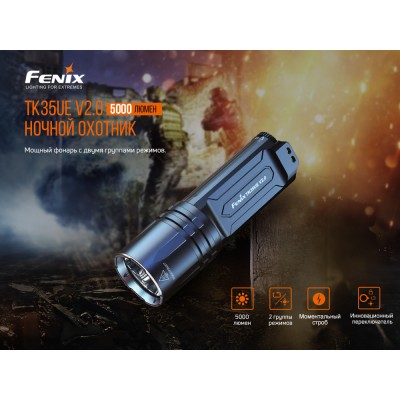 Фонарь ручной Fenix TK35UE V2.0