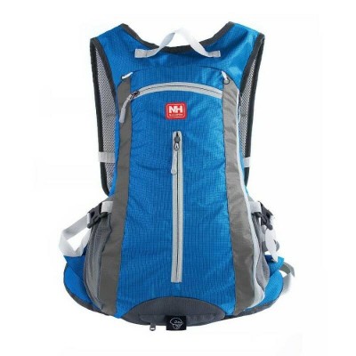 Велорюкзак с чехлом для шлема Naturehike 15 л sky blue NH15C001-B, голубой