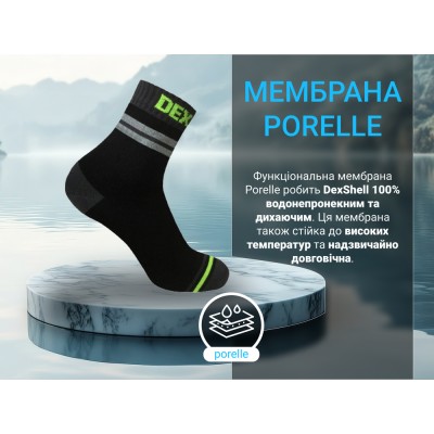 Носки водонепроницаемые Dexshell Pro visibility Cycling, р-р XL (47-49), черные