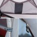 Палатка сверхлегкая одноместная с футпринтом Naturehike Cloud Up 1 Updated NH18T010-T, 20D, серо-красный