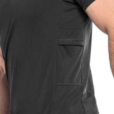 Футболка Helikon-Tex Functional T-shirt - Quickly Dry - Black, размер XL