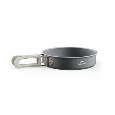 Сковорода со складной ручкой Naturehike CNK2450CF010, 17,5 см, алюминий