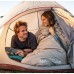 Спальный мешок с капюшоном с обычным мешком для хранения Naturehike M300 CNK2350WS023, зеленый, левый
