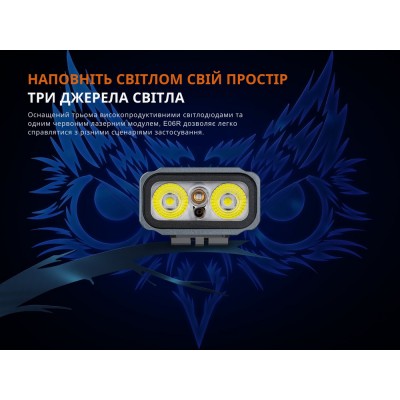 Фонарь наключительный Fenix E06R серый