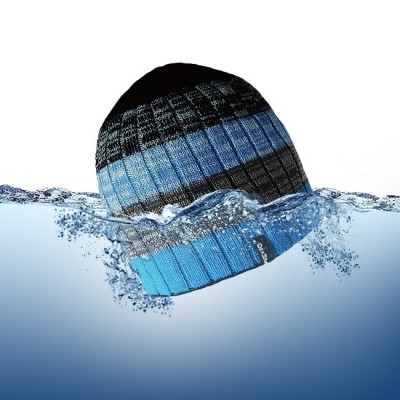 Шапка водонепроницаемая Dexshell градиент голубой