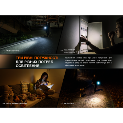 Фонарь ручной Fenix E12 V3.0