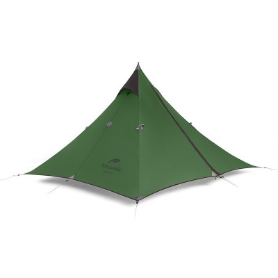 Палатка сверхлегкая с острой верхушкой Naturehike NH17T030-L, темная зеленая