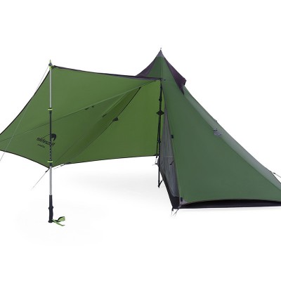 Палатка сверхлегкая с острой верхушкой Naturehike NH17T030-L, темная зеленая