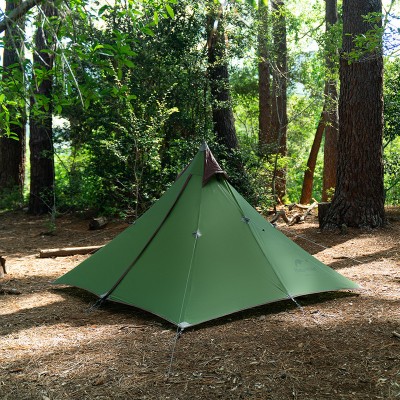 Палатка сверхлегкая с острой верхушкой Naturehike NH17T030-L, темная зеленая