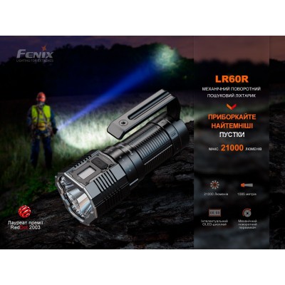 Фонарь ручной Fenix LR60R