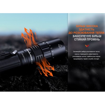 Фонарь ручной Fenix PD40R V3.0, 3000 lm