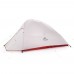 Намет надлегкий двомісний  з футпринтом Naturehike Cloud Up 2 Updated NH17T001-T,  20D, сірий