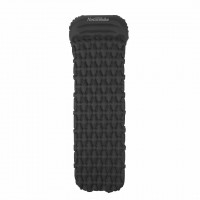 Коврик надувной с подушкой и мешком для надува Naturehike FC-12 NH19Z003-P, 65 мм, графит