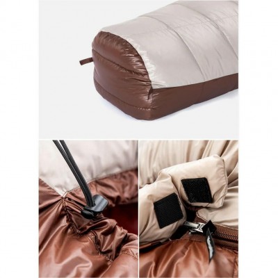 Спальник с натуральным пухом Naturehike Snowbird NH20YD001,p-р L, коричневый 560 г