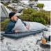 Матрас надувной сверхлегкий Naturehike CNH22DZ018, с мешком для надува, прямоугольный зеленый 183 см.