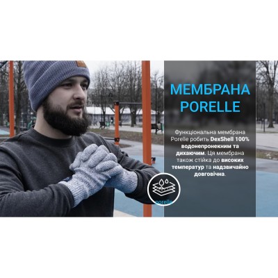 Шапка водонепроницаемая Dexshell Watch Beanie, черная