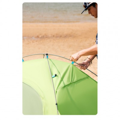 Палатка двухместная Naturehike CNK2450WS030, зеленая