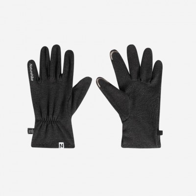 Перчатки ветрозащитные с сенсочувствительными пальцами Naturehike CYY2341KA024, размер M, черные