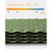 Матрас надувной сверхлегкий двухместный Naturehike CNK2450WS014, с мешком для надува, прямоугольный зеленый