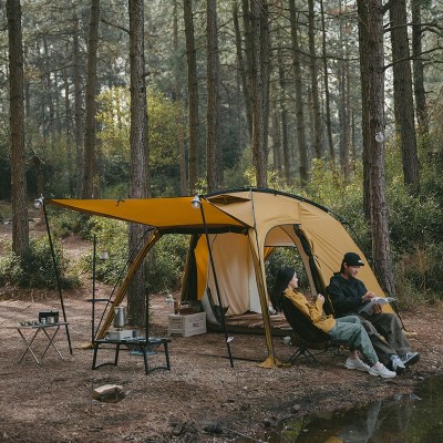 Палатка двухкомнатная Naturehike CNH22ZP028, горчичная