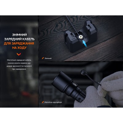Фонарь профессиональный Fenix WF26R с магнитной зарядкой