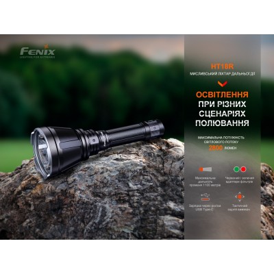 Дальнобойный фонарь Fenix HT18R