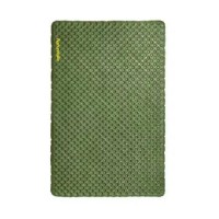 Матрас надувной сверхлегкий двухместный Naturehike CNK2450WS014, с мешком для надува, прямоугольный зеленый