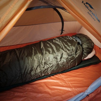 Спальник с капюшоном Naturehike U350 NH20MSD07, (1°C), правый, зеленый