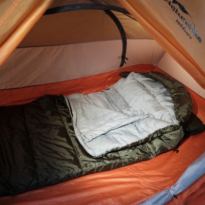 Спальник с капюшоном Naturehike U350 NH20MSD07, (1°C), правый, зеленый