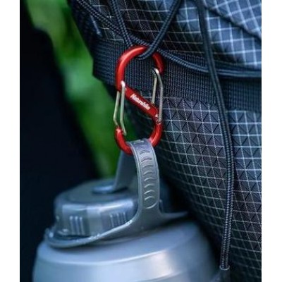 Карабин многофункциональный Naturehike S-type NH20GS004, 4 см, красный