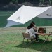 Тент для кемпинга Naturehike Hexagon NH16T013-S, 150D/Silver Coated, 520*460 см, серо-голубой (с двумя стойками)