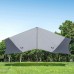 Тент для кемпинга Naturehike Hexagon NH16T013-S, 150D/Silver Coated, 520*460 см, серо-голубой (с двумя стойками)