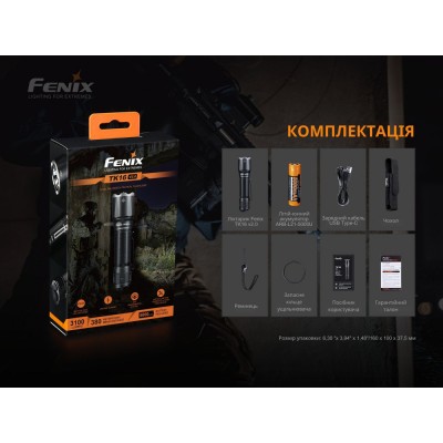 Фонарь ручной Fenix TK16 V2.0
