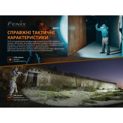 Фонарь ручной Fenix TK16 V2.0
