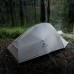 Палатка сверхлегкая трехместная с футпринтом Naturehike Cloud Up 3 Updated NH18T030-T, 210T, зеленый